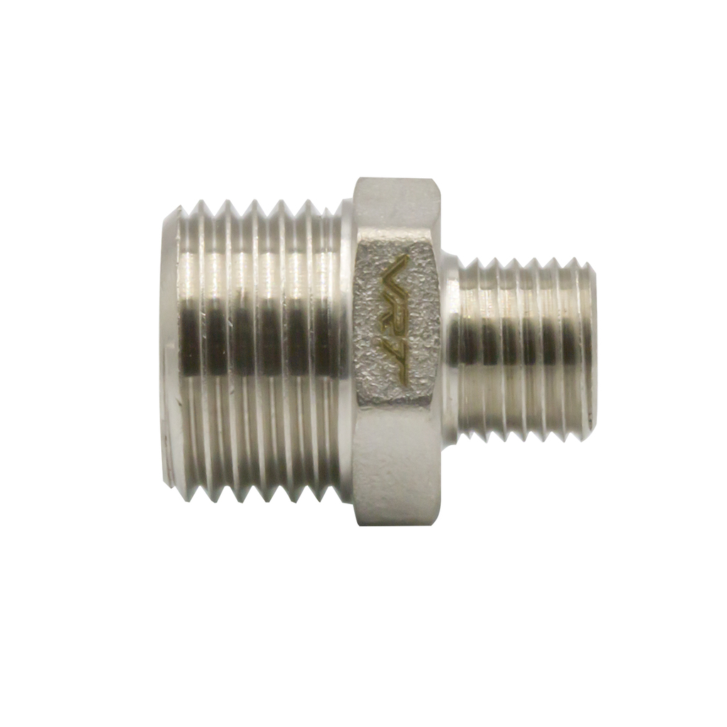 Ниппель переходной 1/2'' - 1/4'' нар/нар VRT® никель