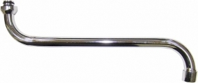 Излив для смесителя ванны L 40см FRAP F7140S (трубчатый, хром)