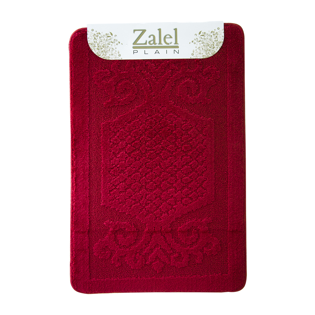 Набор ковриков д/ванной Zalel  2 пр. 55х90 (бордовый)