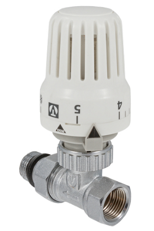КЛАПАН термостатический с термоголовкой 1/2'' прямой VALTEC VT.048.N.04