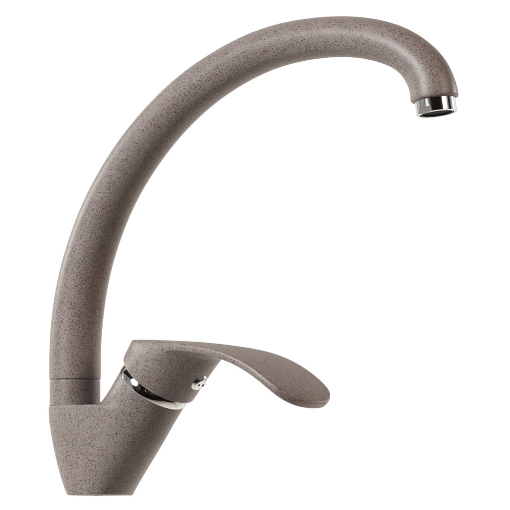 Смеситель для кухни 35к MIXLINE  МЛ-ГС02 (ML-GS02) (302) песочный высок. излив