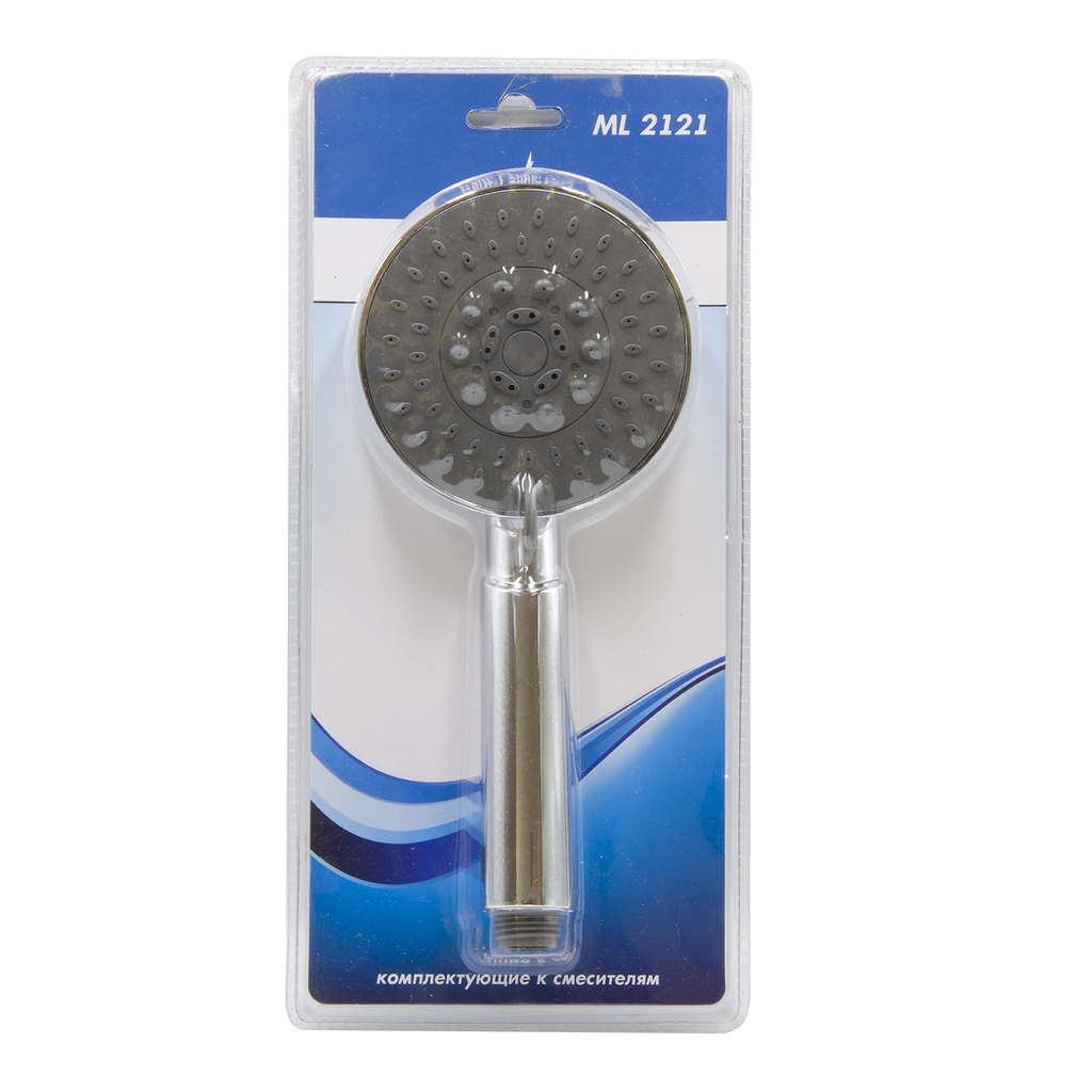 Лейка для душа MIXLINE МЛ2121 (ML2121) 5 позиций (блистер)  ХРОМ