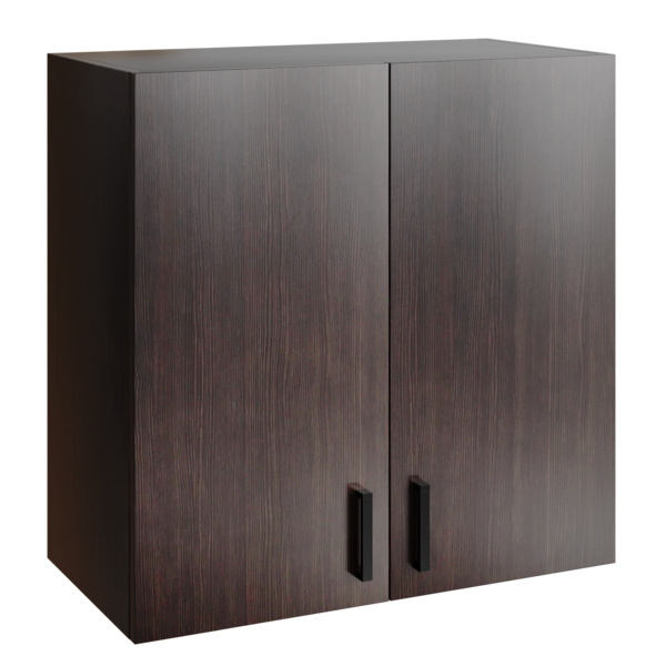 Шкаф навесной кухонный 60 венге с полкой (универ.крепл. под посудосушку)