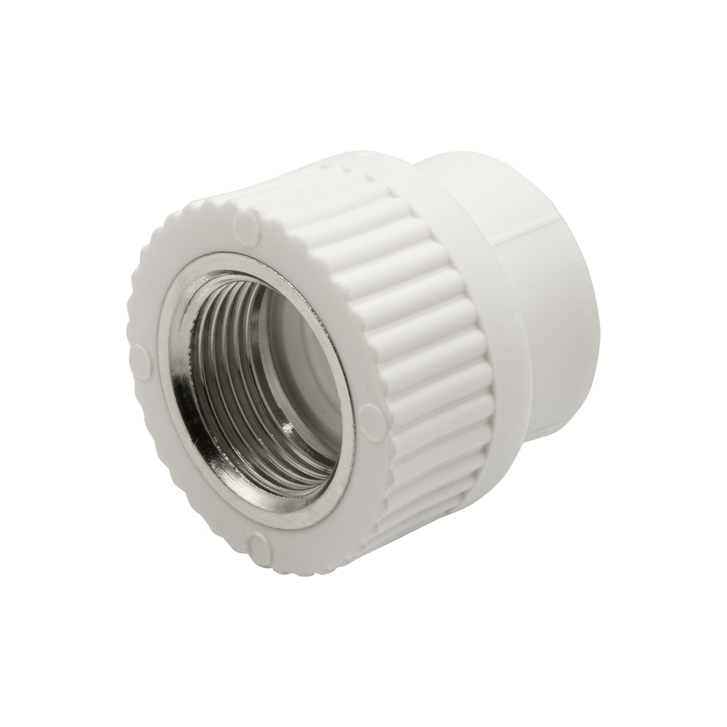 Муфта комб. вн 25х3/4'' EVER® БЕЛЫЙ штрихкод (Россия)