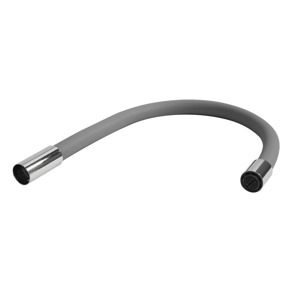Излив для см кухня ГИБКИЙ FRAP W07 серый (для смес. F4053, F4153, F4253)