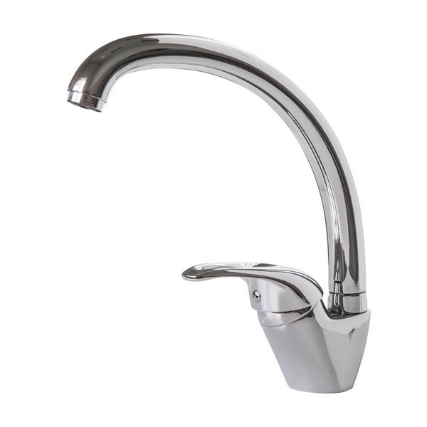 Смеситель для кухни 40к F4103 FRAP (выс.пов. излив, п/шпильку, хром, латунь)