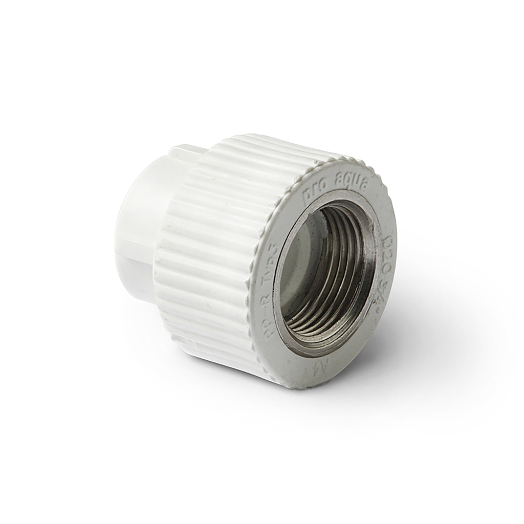 Муфта комб. вн 32х1/2" PRO AQUA БЕЛЫЙ