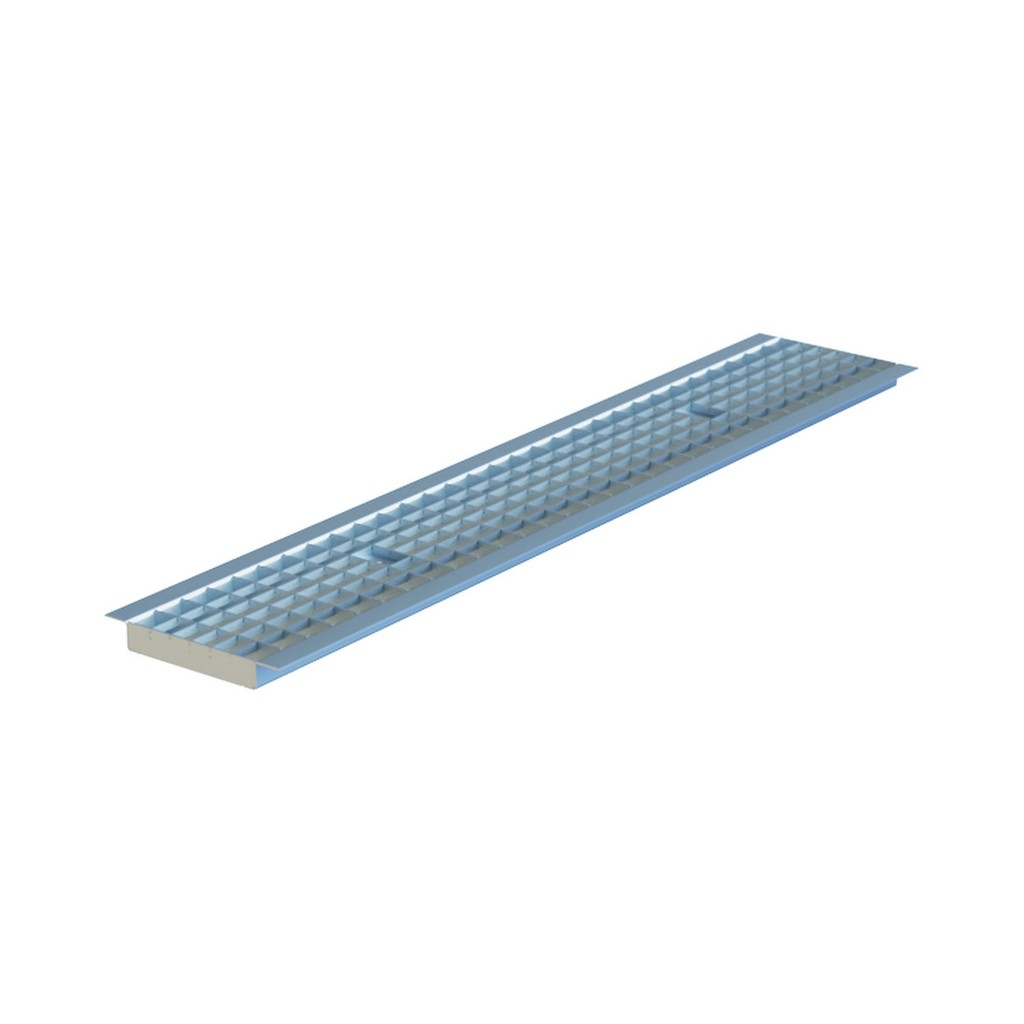 Решетка сварная оцинкованная Norma DN150 B125 1000*197*27 (31531B)