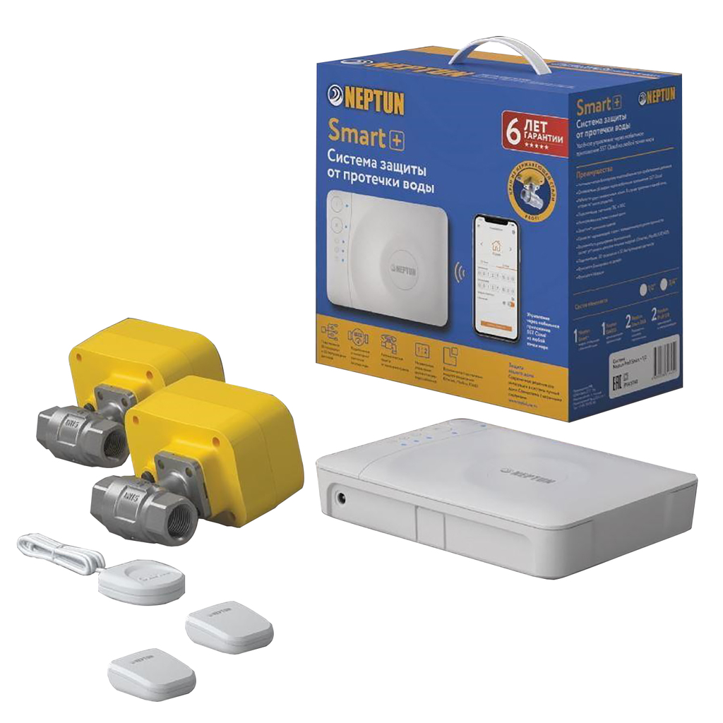 Система защиты от протечек Profi Smart+ Tuya 1/2'' NEPTUN