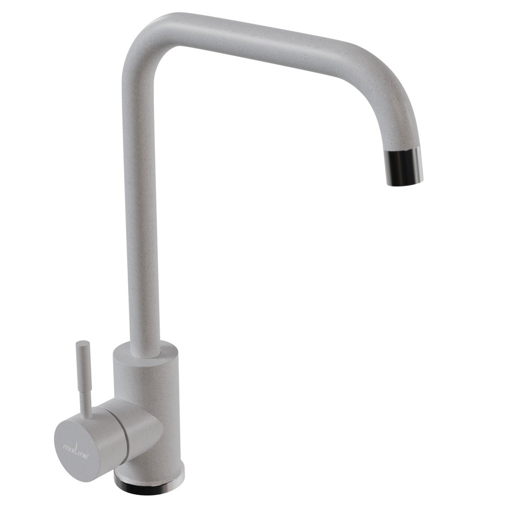 Смеситель для кухни 35к MIXLINE  МЛ-ГС12 (ML-GS12) (341) молоко высок. излив