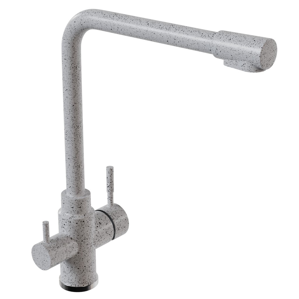 Смеситель для кухни 35к MIXLINE  МЛ-ГС13 (ML-GS13) (310) серый с вых. для питьевого фильтра