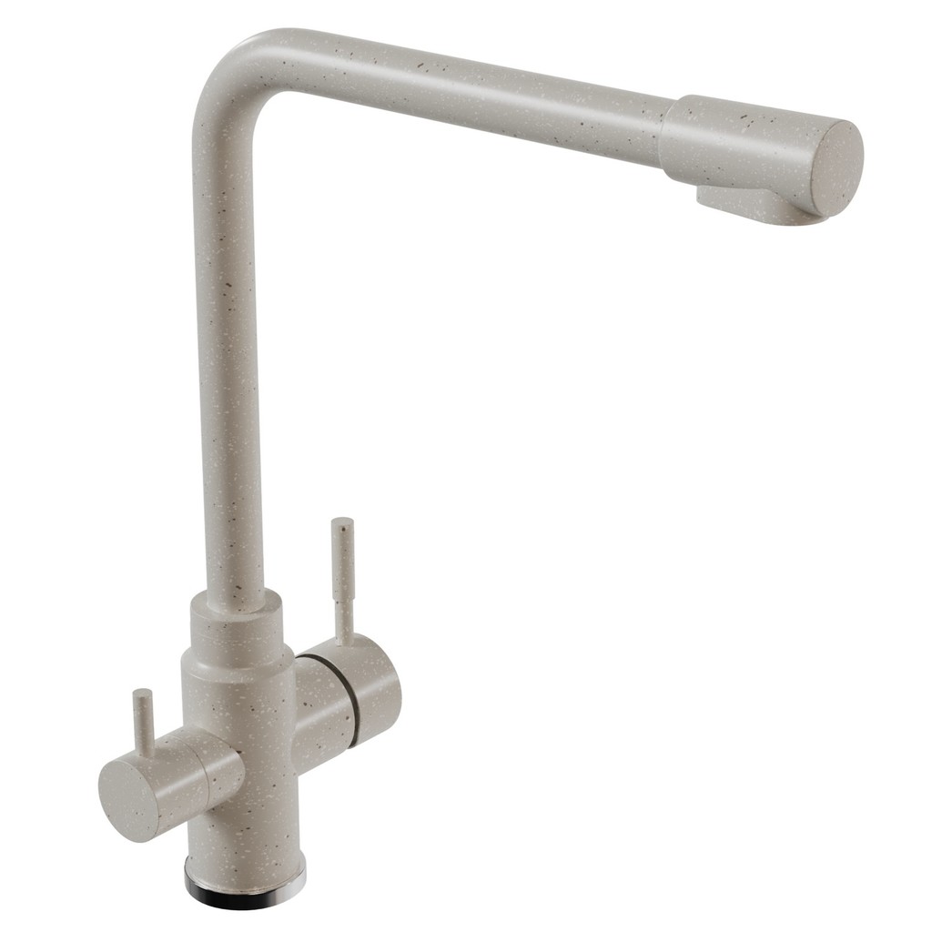 Смеситель для кухни 35к MIXLINE  МЛ-ГС13 (ML-GS13) (331) белый с вых. для питьевого фильтра