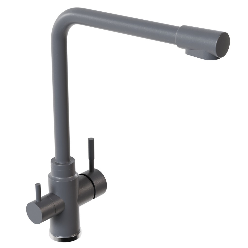 Смеситель для кухни 35к MIXLINE  МЛ-ГС13 (ML-GS13) (342) графит с вых. для питьевого фильтра