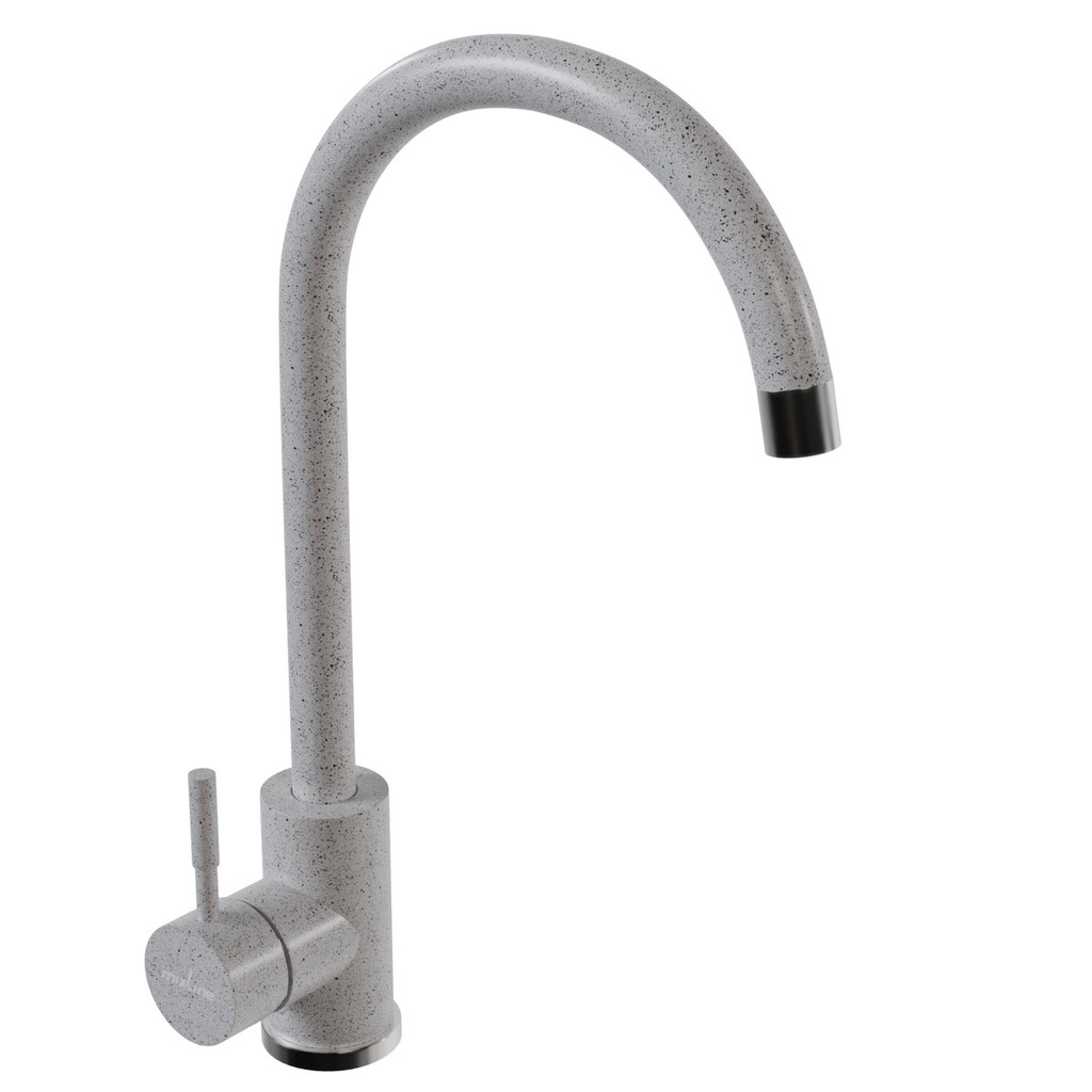 Смеситель для кухни 35к MIXLINE  МЛ-ГС15 (ML-GS15) (310) серый высок. излив