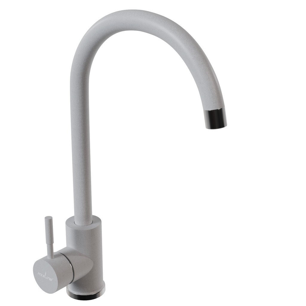 Смеситель для кухни 35к MIXLINE  МЛ-ГС15 (ML-GS15) (341) молоко высок. излив