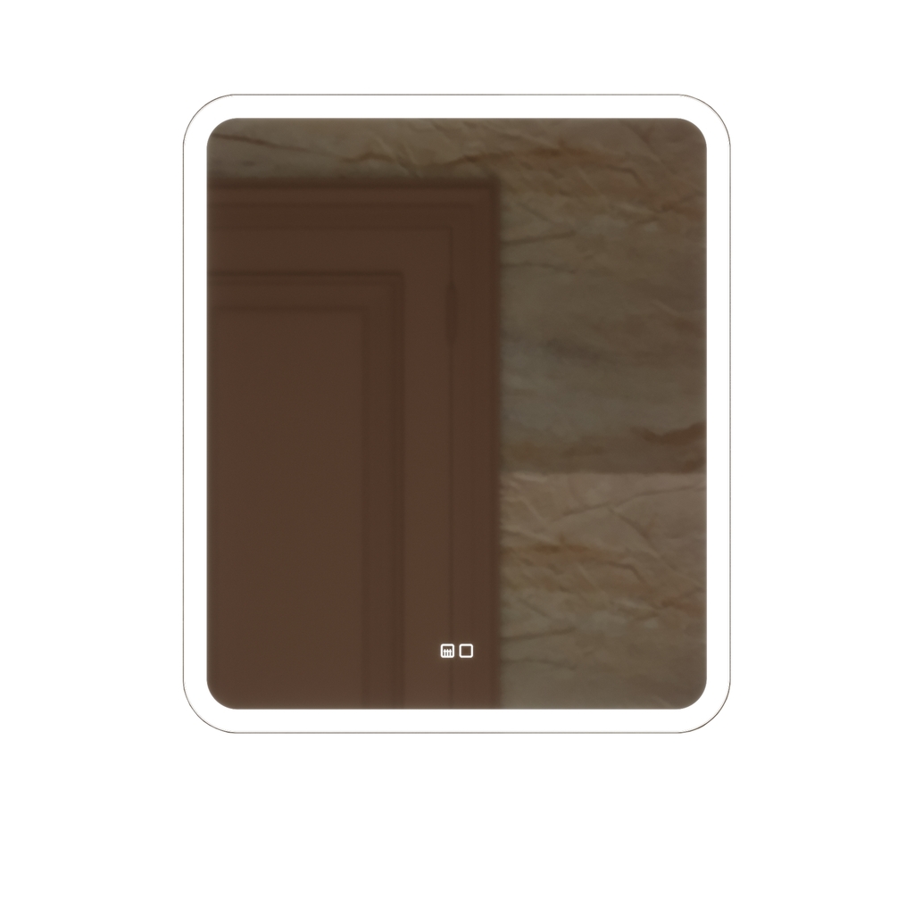 Зеркало MIXLINE "Стив-2" 600*700 (ШВ) сенсорный выключатель, светодиодная подсветка + подогрев