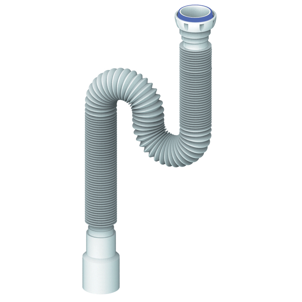 Гофра 1 1/4"*40/50 MD155-2 (1500 мм) с гайкой, плоская прокладка UNICORN