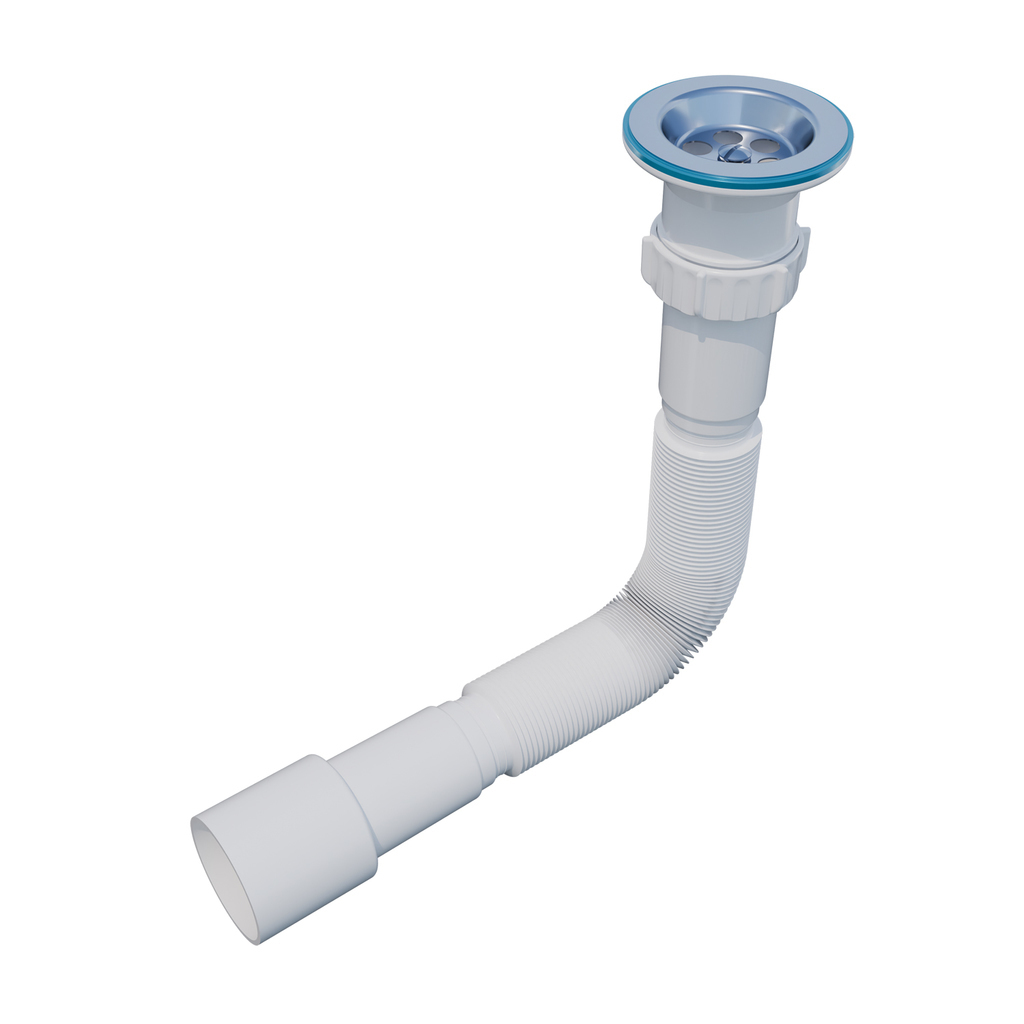 Гофросифон 1 1/2"*40*50 (1450мм) GS70145 ИНКОПЛАСТ (винт М6*80)