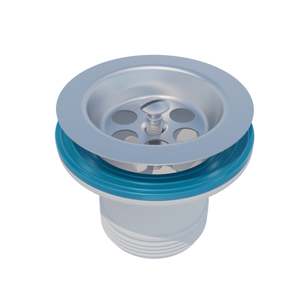 Выпуск 1 1/2 с нерж. сеткой VP11270-80 d63мм ИНКОПЛАСТ (винт М6*80)