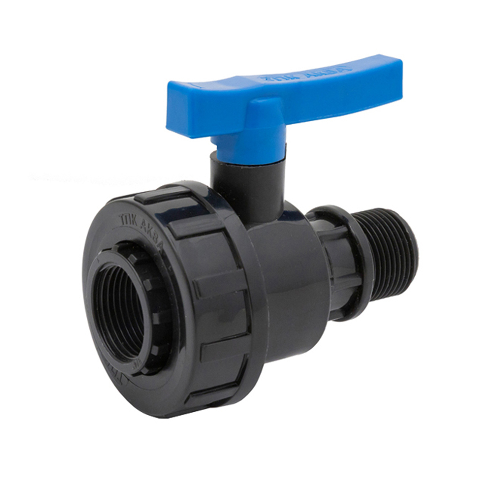 Кран шаровой вн/нар 1 1/4" - 1 1/4" ПЭ PN16 ТПК-АКВА