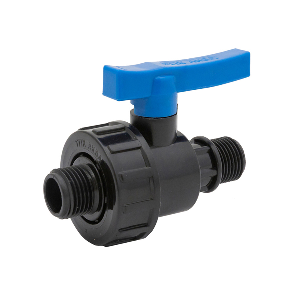 Кран шаровой нар/нар 1 1/4" - 1 1/4" ПЭ PN16 ТПК-АКВА