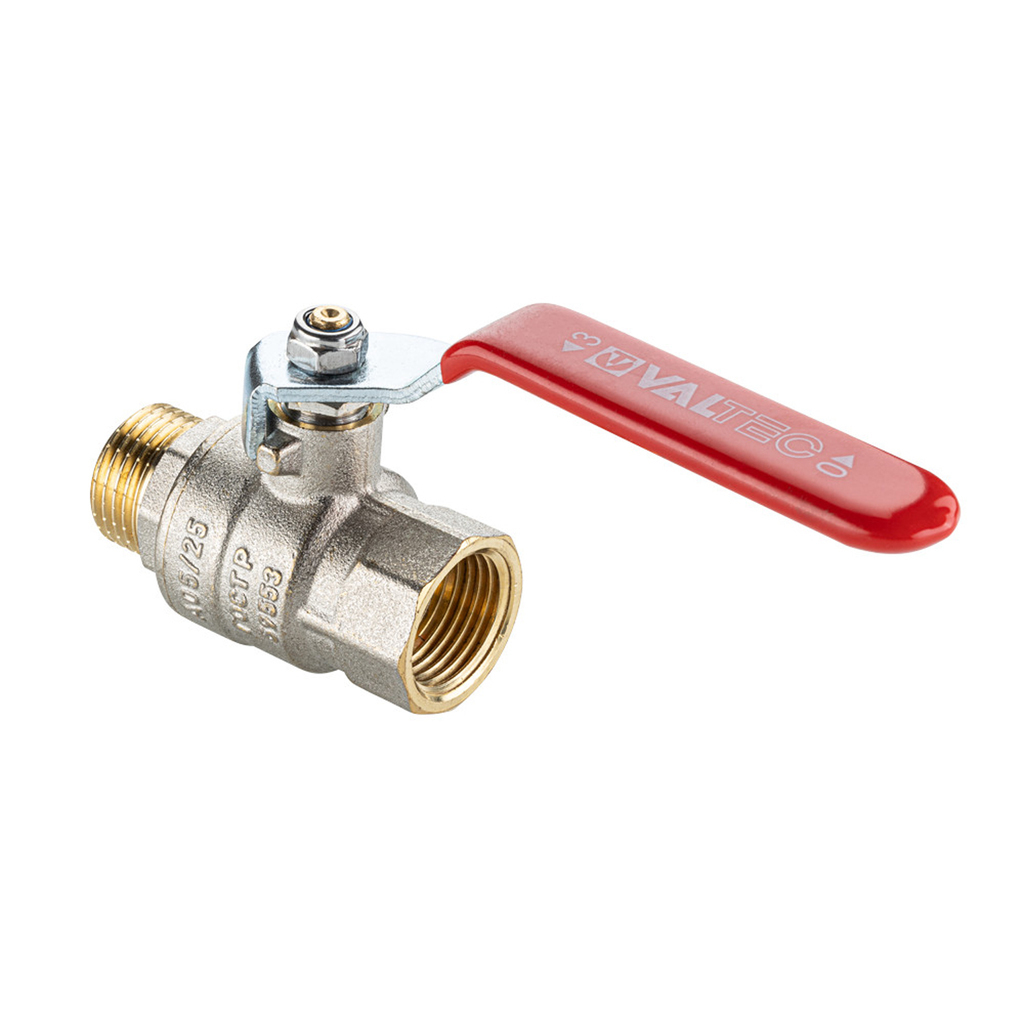 Кран шаровой 1/2'' вн/нар рукоятка VALTEC VT.215S  BASE-ГОСТ
